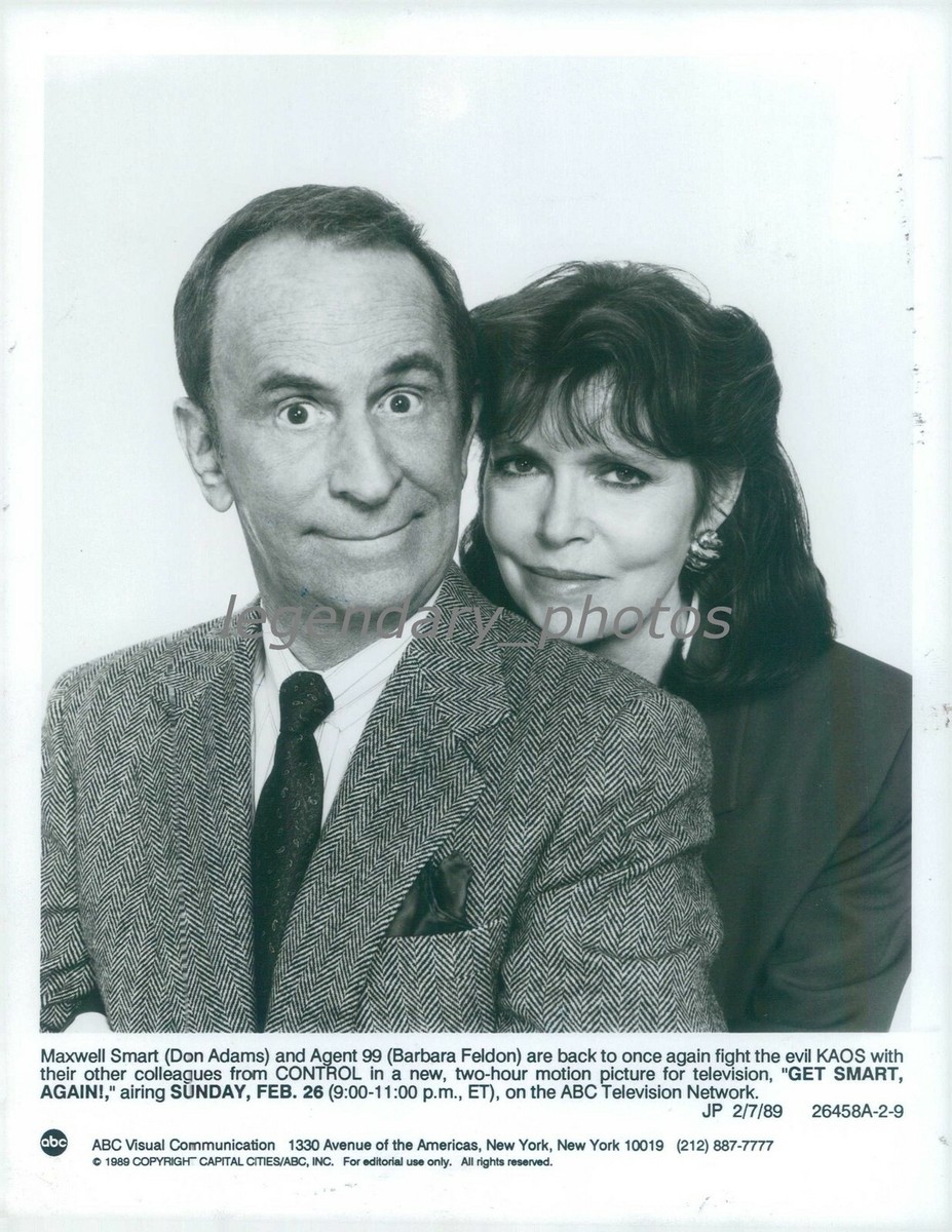 Don Adams And Barbara Feldon GET SMART. Don Adams As Maxwell Smart And