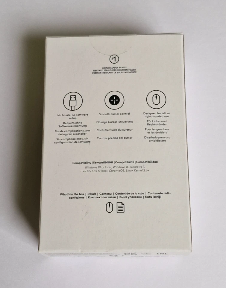 Logitech B100 Wired USB Mouse - Black - Brand New & Sealed. - Image 2 of 4