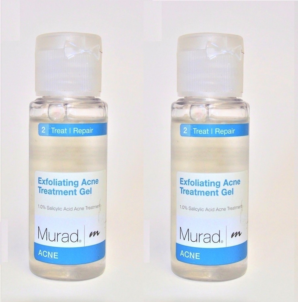 2 x MURAD EXFOLIATING ACNE TREATMENT GEL 2 FL.OZ   ( 4 oz total)