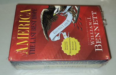 America The Last Best Hope William J. Bennett Vol.1 &amp; 2 Hardcover Bonus ...