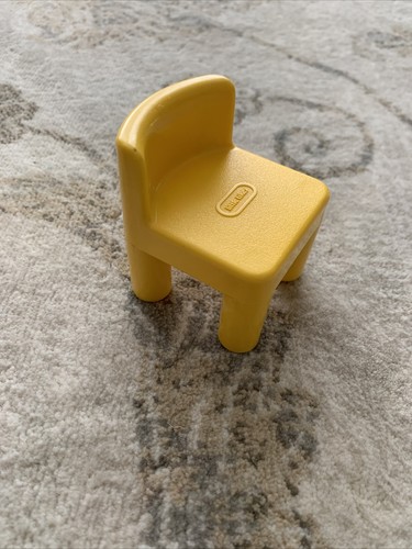 Giocattolo Little Tikes casa delle bambole bambola gialla sedia cucina mobili accessori seduta - Foto 2 di 4