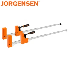 Jorgensen 48-inch Bar Clamp 2-pack 90° Cabinet Master Parallel Jaw Bar Clamp Set