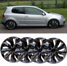 Set Of 4 15 Hubcaps Rim Wheel Covers R15 Tires Steel For Vw Rabbit 2006-2009