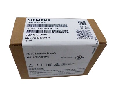 6SL3256-0VE00-6AA0 1PCS Neu SIEMENS Expand 2DI, 2DO 6SL3256-0VE00-6AA0