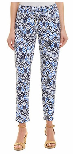Lily Pulitzer comfy Lola Pant Beckon Blue stretchy waist XS NWT - Picture 4 of 11