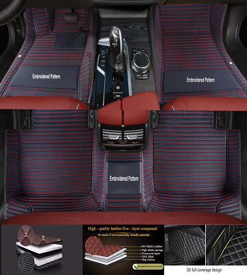 For RZ300e RZ450e Luxury Waterproof All-weather Carpets Auto Car Floor Mats