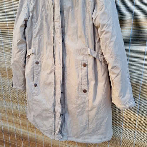 TCM Coat Womens Size Large Cream Thick Puffer Zip Winter Jacket - Picture 6 of 18