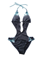 Victoria's Secret One Piece Swimsuit XS, S Black Open Back Cut-out