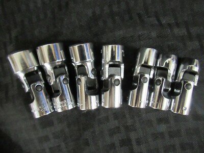 Challenger/Proto 7 Pcs SAE Swivel Socket Set with 3/8'' Dr, I#CP7