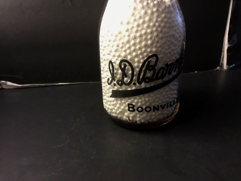 J. D. Barnard milk bottle Boonvile, NY.