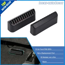 Under Seat Air Vent Outlet Intake Cover Trim Caps Guard Molded For Ford F150 15+
