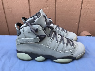 NIKE AIR JORDAN RINGS YOUTH US GS 3M METALLIC SILVER 323419-002  SHOES A5