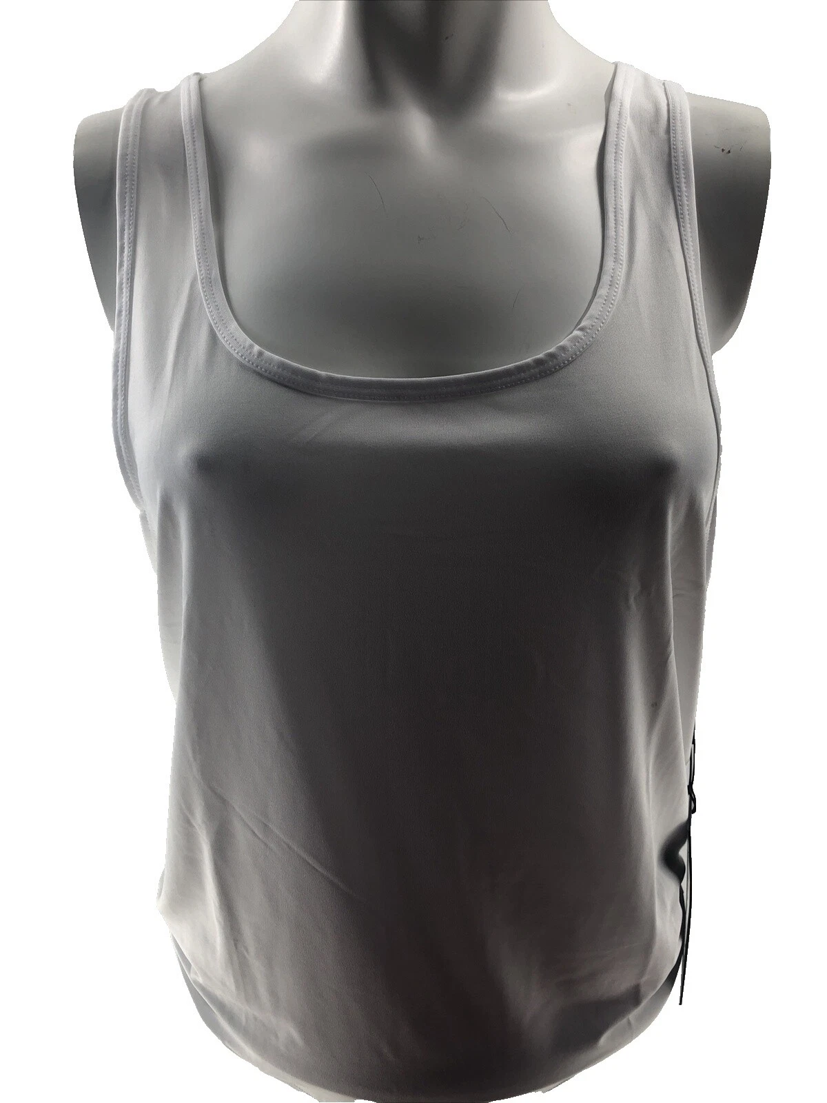 Blanco de poliéster Zumba Activewear Tops para mujer