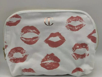Charlotte Tilbury Canvas Lips Rock & Kohl Kisses Kosmetiktasche Tasche Ltd Edition