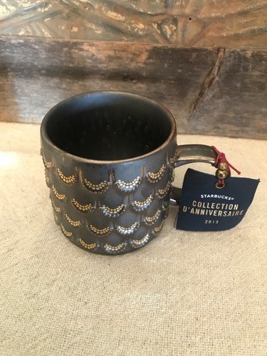 Starbucks Anniversary 2015 Mug 10 oz. Mermaid inspired D'Anniversaire Collection