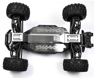 Stainless Steel 1:10 RC Chassis Armor Skid Plate for TRAXXAS MAXX #89086-4 Car