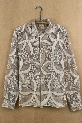 Bode RAINDROP LACE SHIRT - Size S/M