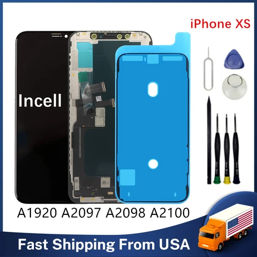 For iPhone XS LCD Display Touch Screen Digitizer A1920 A2097 A2098 A2100 + Tool