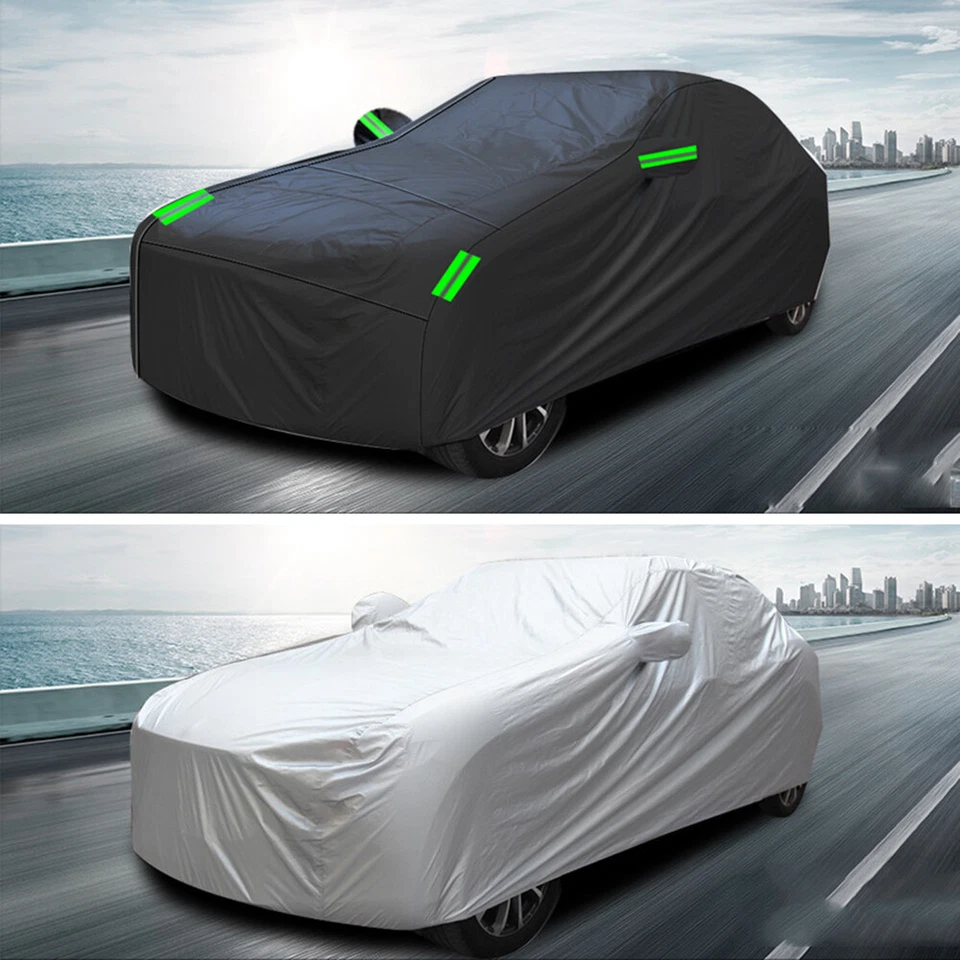 Cubierta completa para automóvil Ford Mustang exterior impermeable protección solar UV para todo tipo de clima Foto 3 de 4