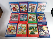 Intelivision Game Lot 12 Boxed Complete Games Manuals Overlays Tested FCTVVO