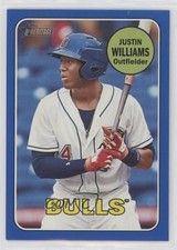 2018 Topps Heritage Minor League Edition Blue 48/99 Justin Williams #3 1p5