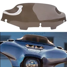 6"Smoke Windshield Windscreen For Harley Touring Street Electra Glide 96-13 FLHT