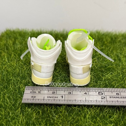 1/6 Scale White Sneakers Sport Shoes Female Male Action Figure Doll Accessories - Picture 4 of 8
