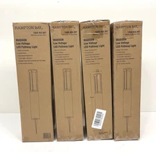 4PK Hampton Bay Madison 249 Lumen Low Voltage Millennium Bronze LED Path Light