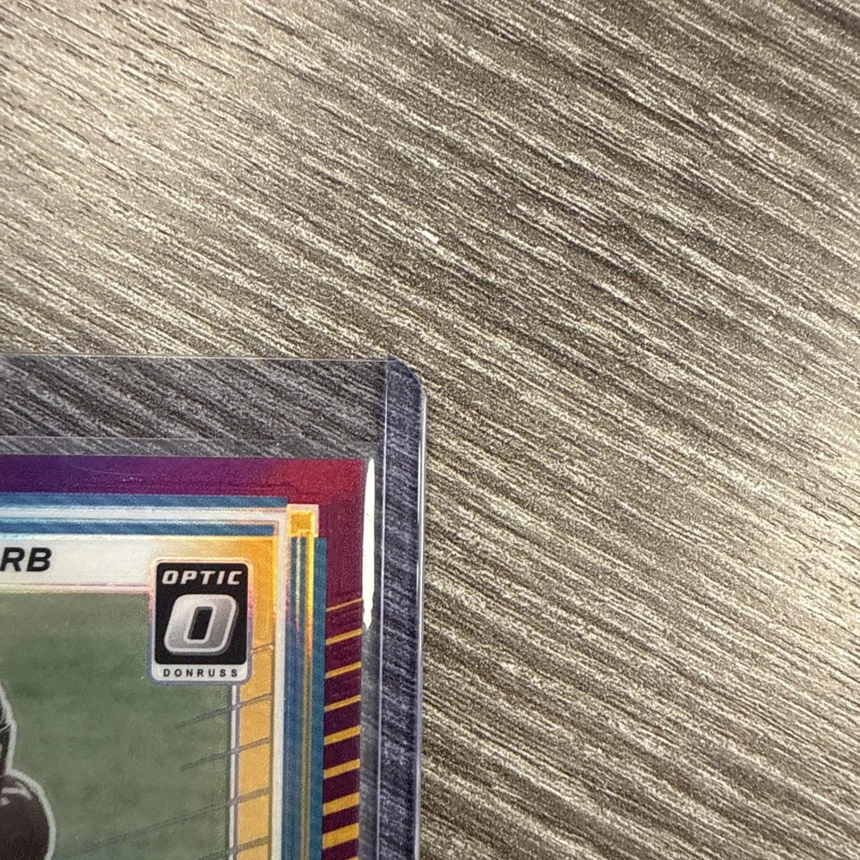 2025 Panini Donruss Optic Football Purple Rated Rookie /50 Kaleb Johnson Steeler - Image 4 of 4