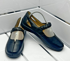 Super Womens Hotter Shake Black Shoes UK7.5 EU41.5 EXF Extra Roomy/Wide BNWOT