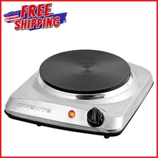 ELECTRIC COUNTERTOP SINGLE BURNER Cooktop Cast Iron Hot Plate Stove 1000W Cooker