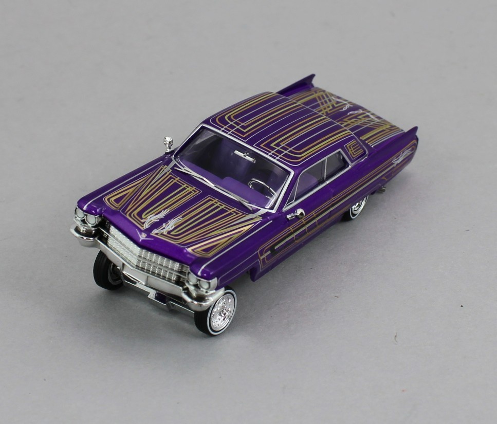 1:64 *97M* PURPLE 1964 Cadillac Coupe DeVille *LOWRIDER* NIB | eBay