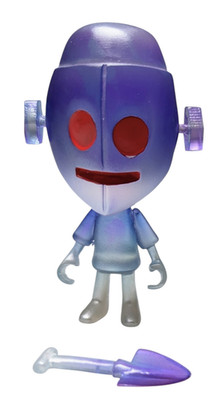 Don't Starve WX-78 resin figure blue RARE SIGNED