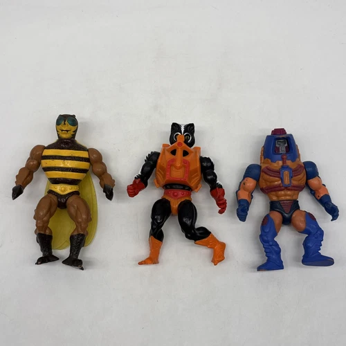 Vintage MOTU He-Man Three (3) Figure Lot!