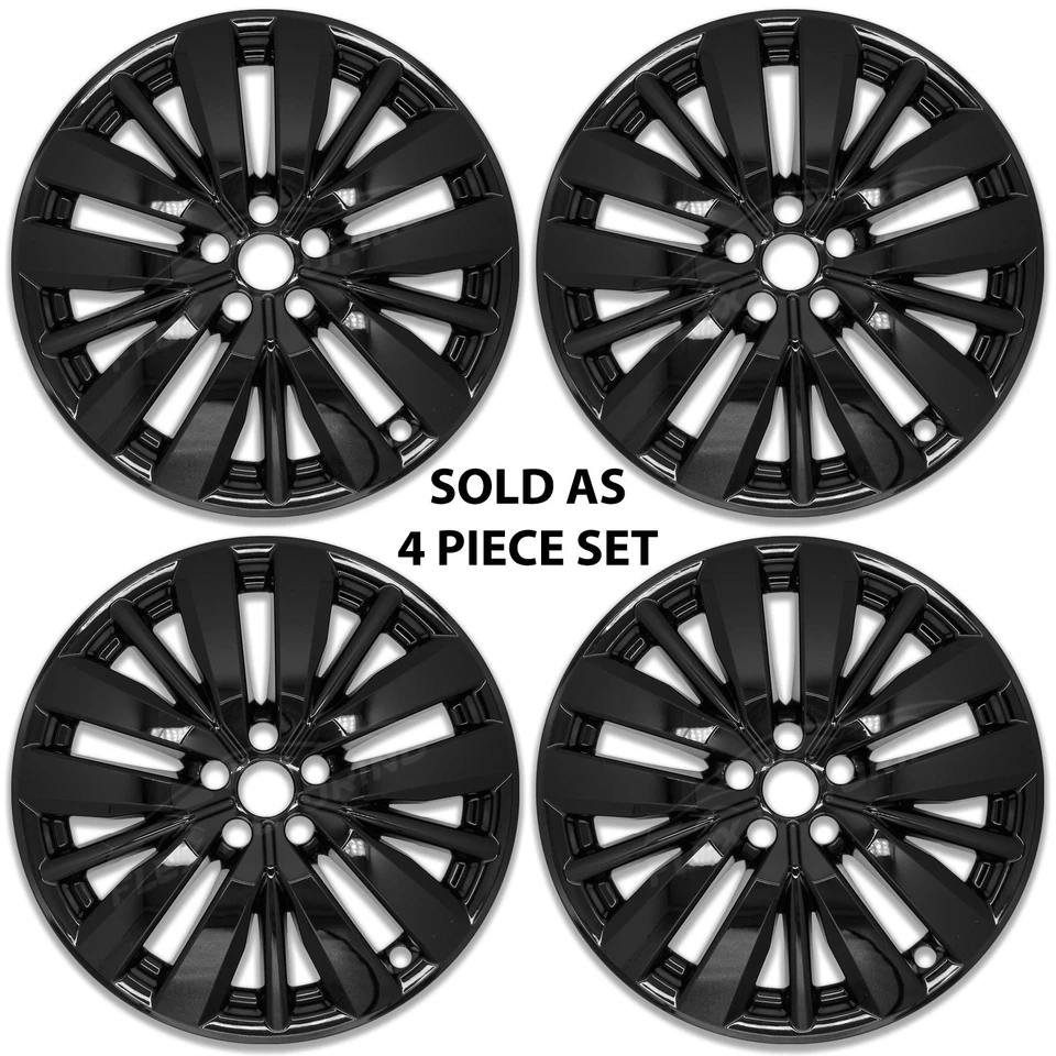 Wheel Gloss Black Skin Covers Set 4 FOR 2022-2025 Nissan Pathfinder SL 20" - Image 2 of 4