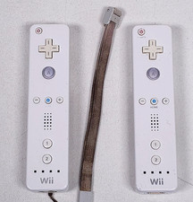2 Nintendo OEM Wii Remote Controller RVL-003 Missing Battery Covers Untested