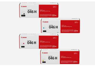 #ad Orginal Canon 046H NEW OEM Toner 4 Colour Set Black Cyan Magenta Yellow $299.99