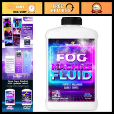 High Density Water Based Fog Juice - 32oz Liquid Smoke for Parties Events