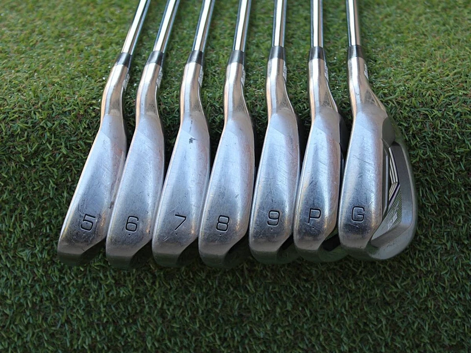 Mizuno Jpx Eiii Titanium Face Genuine Steel Ns950Gh Pm Sr 5-Gw 7 Piece Set Men'S - Image 2 of 4