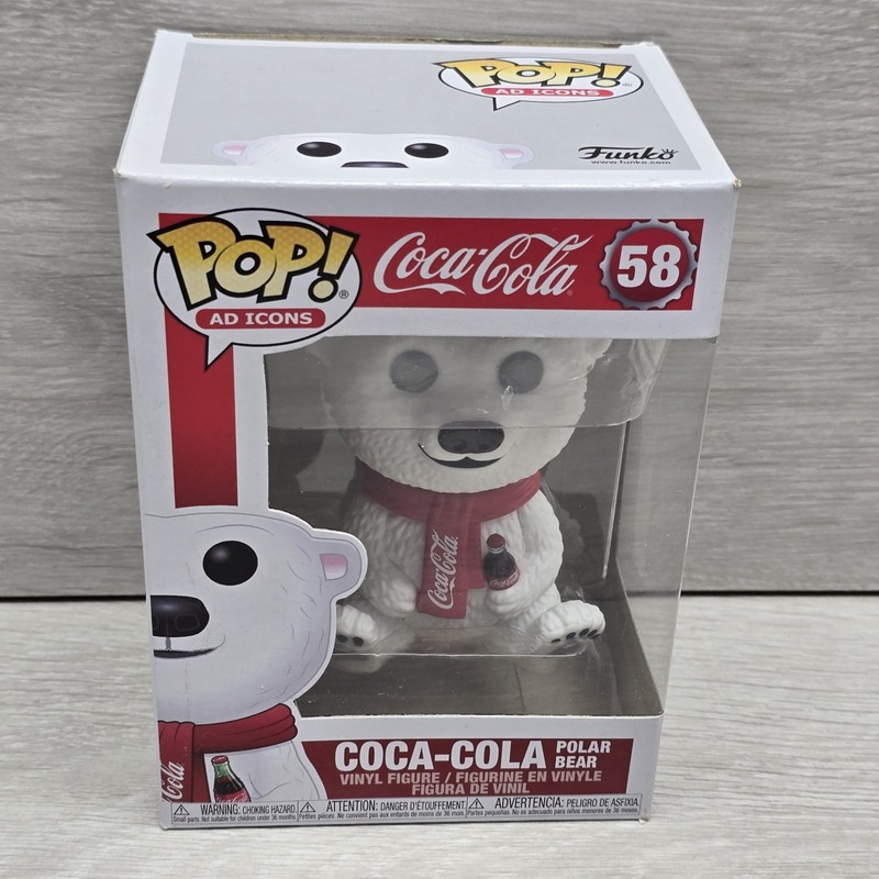 Funko Pop Coca-Cola Polar Bear 58 Original Figure Boxed Hot Toys