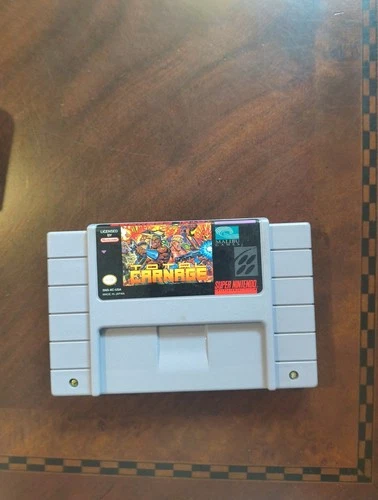 Total Carnage Snes Authentic Tested Contacts Cleaned