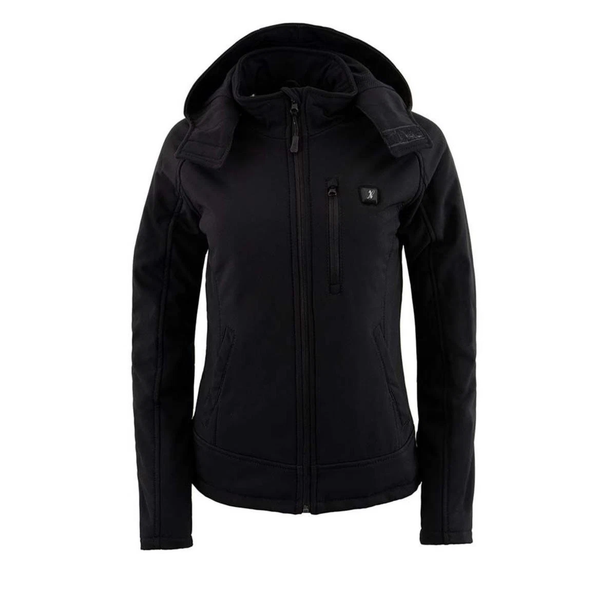 NexGen Heat Women's 'Ruffled' Soft-Shell Heated Hooded Jacket 3XL