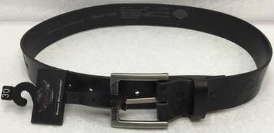 Harley-Davidson Embossed Logo Size 30 Leather Belt New With Tags