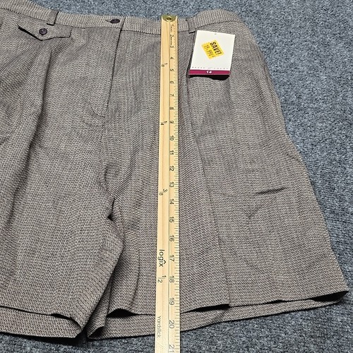 Bette & Court High Waisted Shorts Womens 14 Polyester Rayon Athletic Stretch - Picture 6 of 7