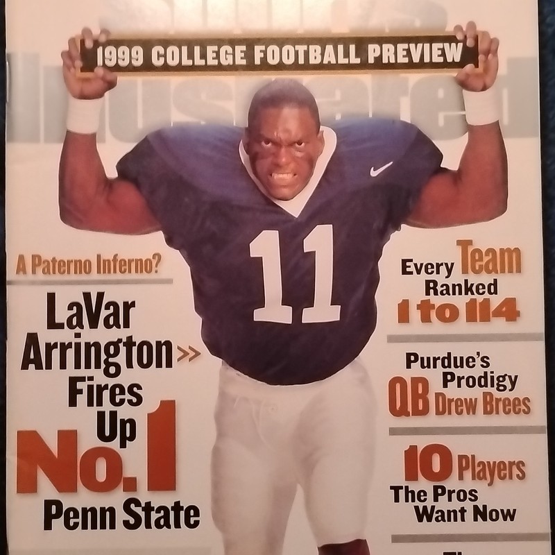 Sports Illustrated Aug 1999 College Football Preview Penn State Brees Arrington