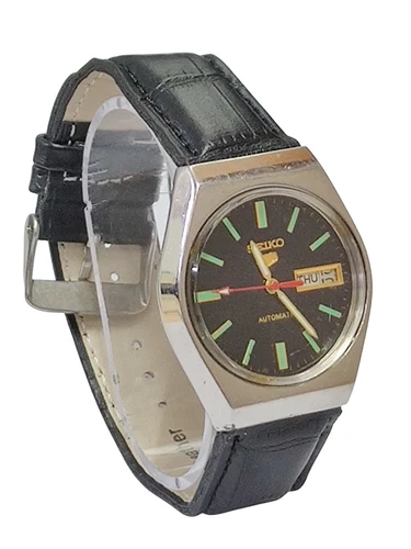 Vintage Seiko Automatic Date Day Dial Wrist Watch  SR259