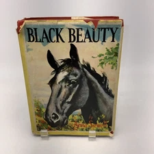 Black Beauty 1938 Whitman Classics HC/DJ Anna Sewell Vintage