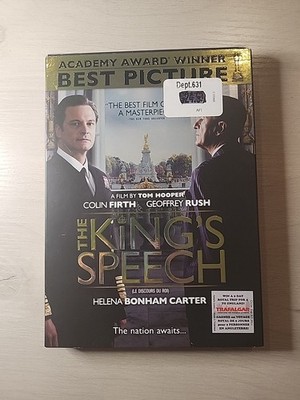 The Kings Speech (DVD, 2011, Canadian) Brand New Sealed +slipcover