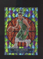 Auction #10 2020-21 Mosaic Stained Glass #9 Luka Doncic Mavericks SSP CASE HIT