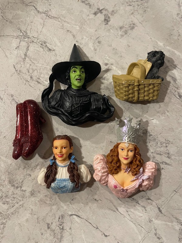 Wizard of OZ 3D magnets set of 5